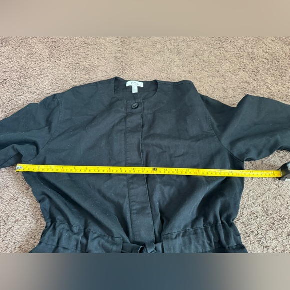 COS Black Long Sleeve Belted Jumpsuit Oversized Size XS - Picture 8 of 12